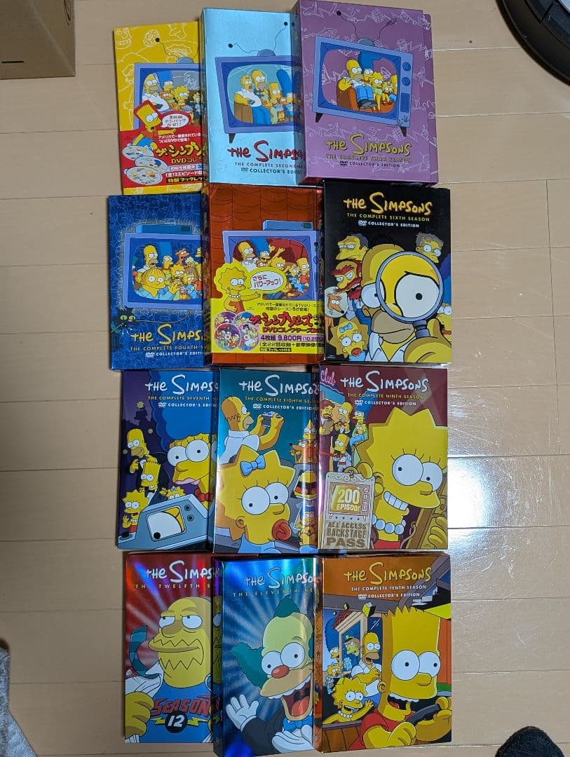 ザ・シンプソンズ DVD 全12巻セット 日本語版