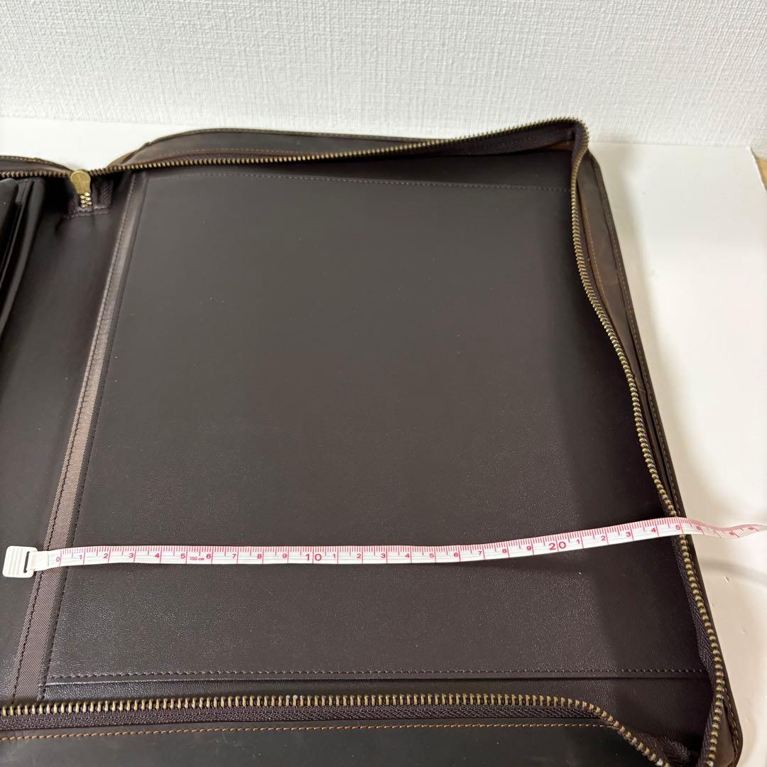 レザービジネスiPadジッパーフォルダー多機能会議ドキュメントホルダーオフィス