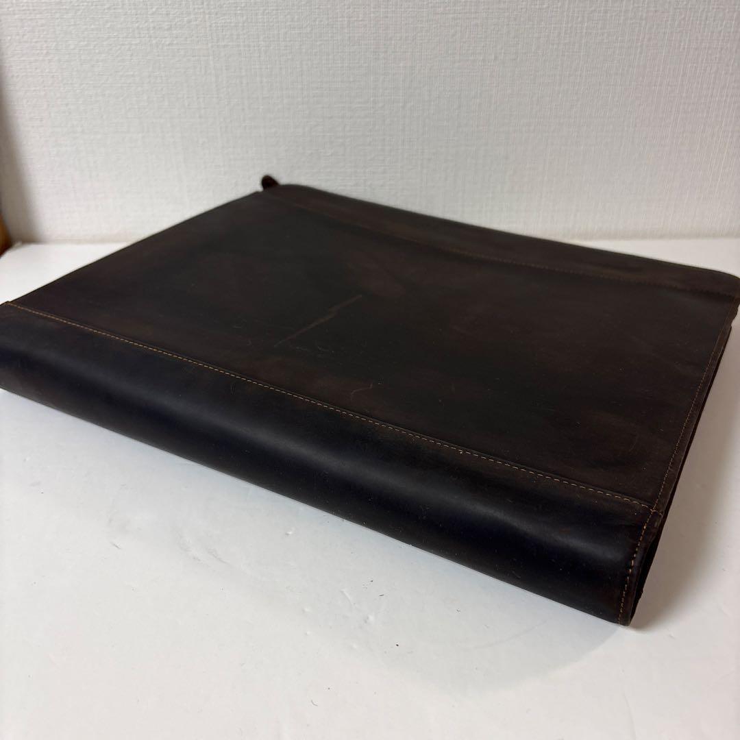 レザービジネスiPadジッパーフォルダー多機能会議ドキュメントホルダーオフィス