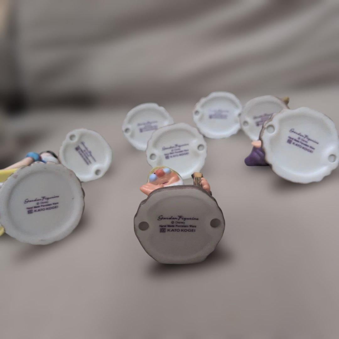 加藤工芸　白雪姫　ガーデンフィギュア　新品未使用　レア　廃盤品　ディズニー置き物