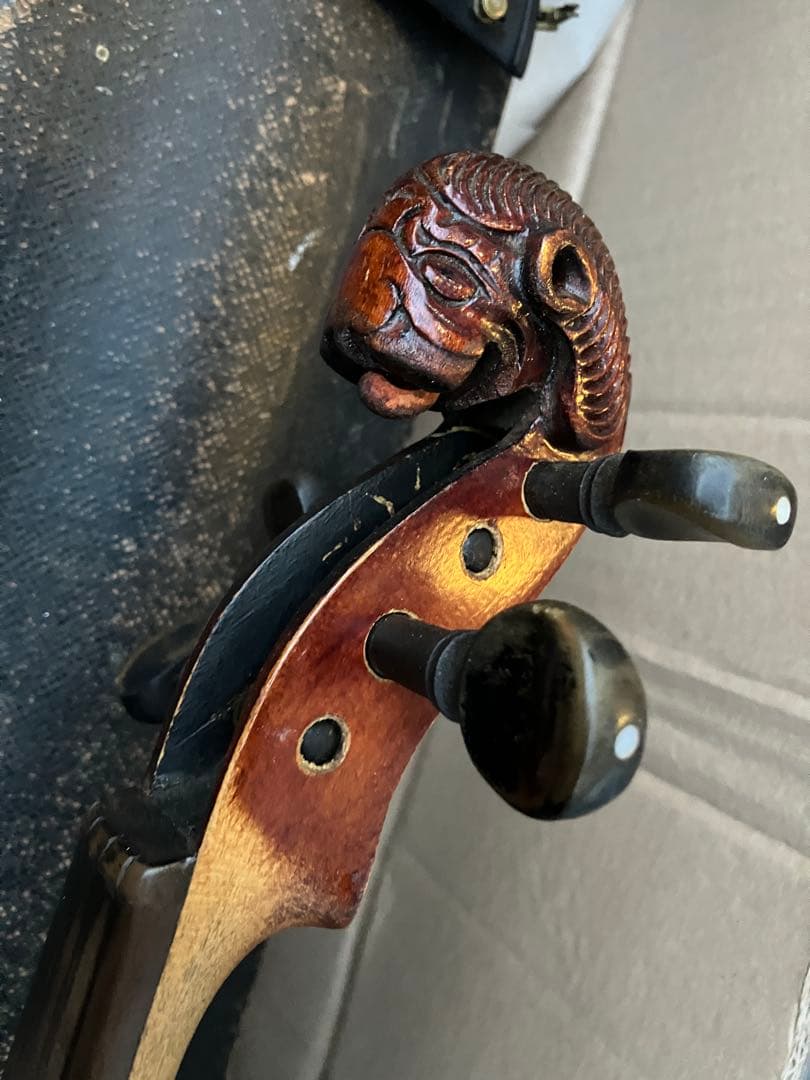 ★ライオンヘッドのオールドバイオリン c.1920 ドイツ圏の希少な一品★