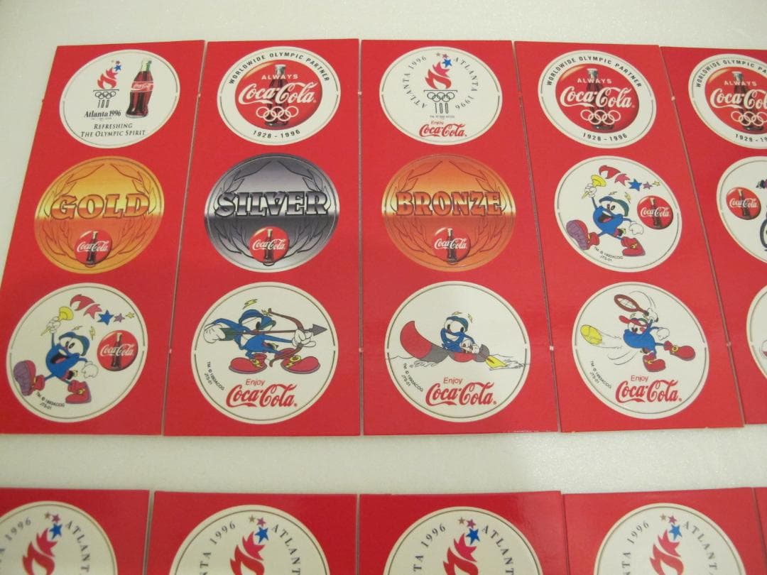 【コカ・コーラ】★非売品　1996年アトランタオリンピック ポグ　全36種類