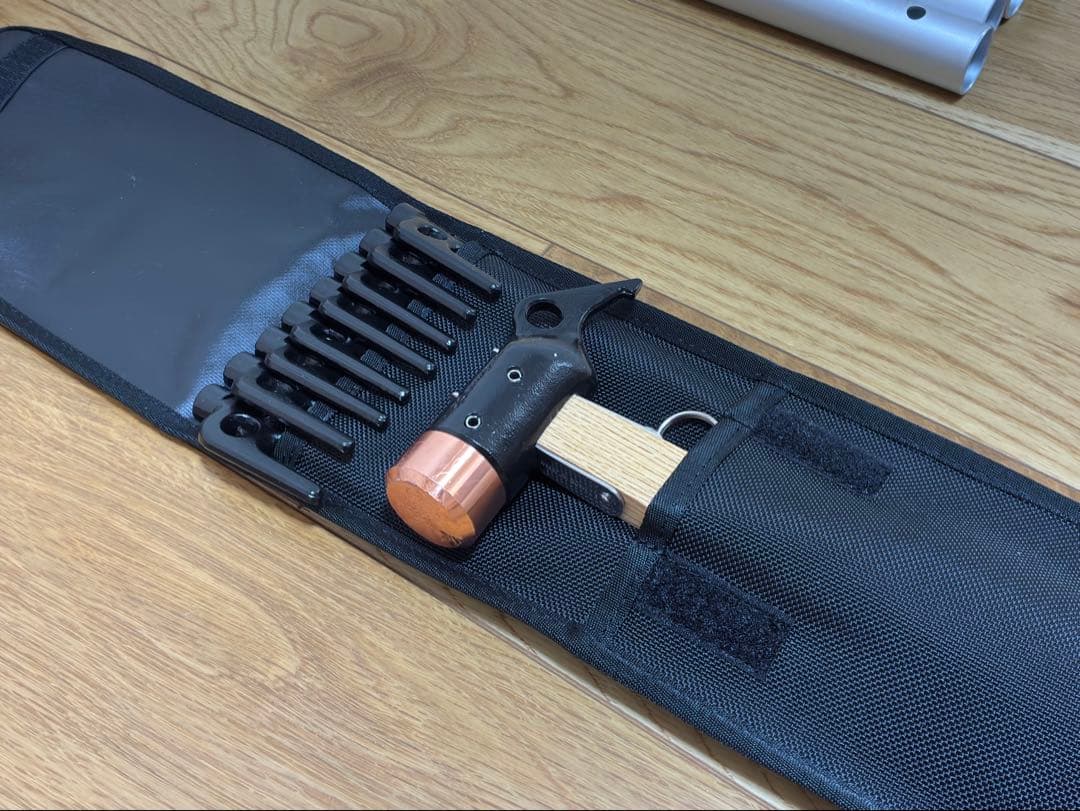 スノーピーク HDタープ\"シールド\"ヘキサM TP-861、ペグハンマー、他