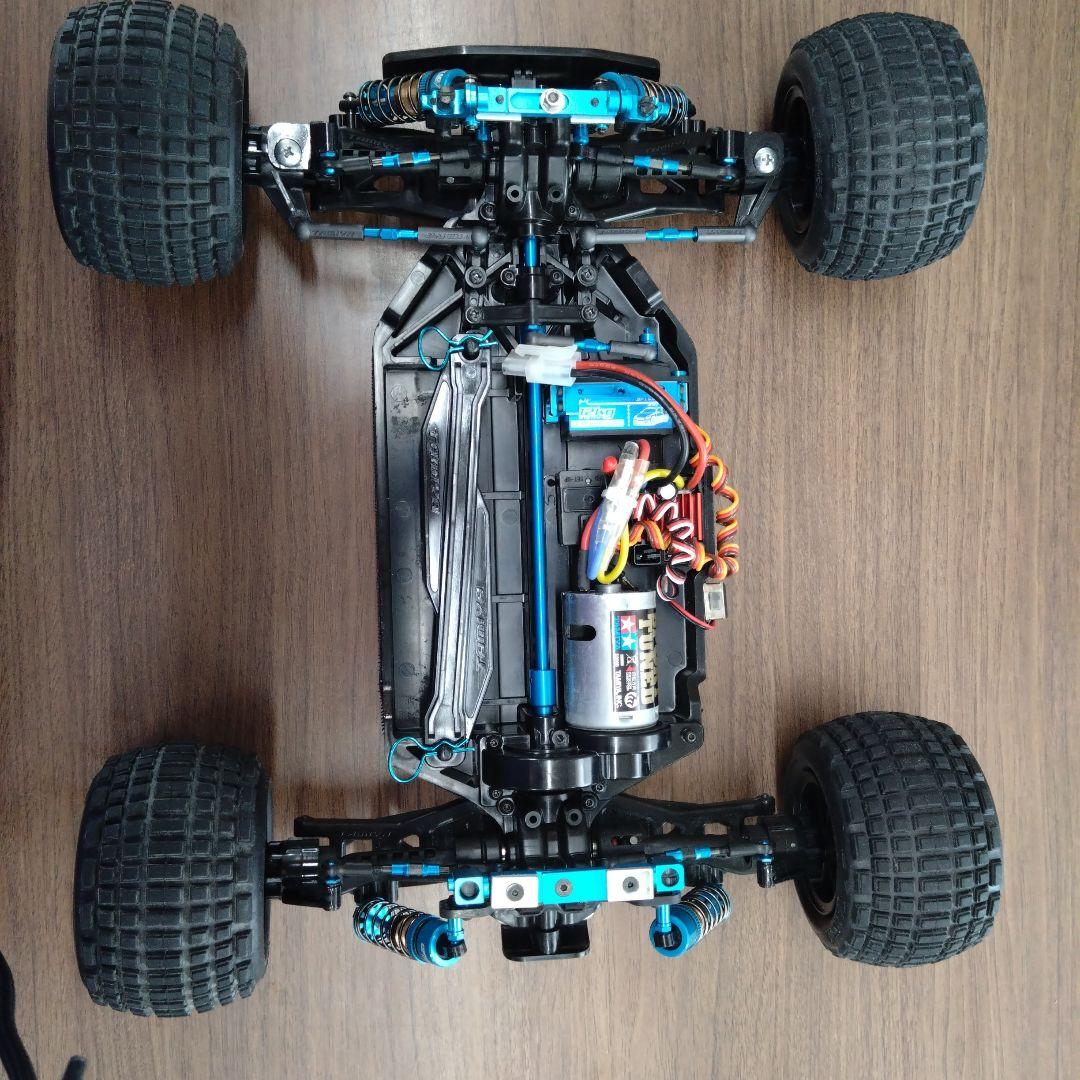 【RIO】 RCカー ボディ レッド カーボンファイバー風