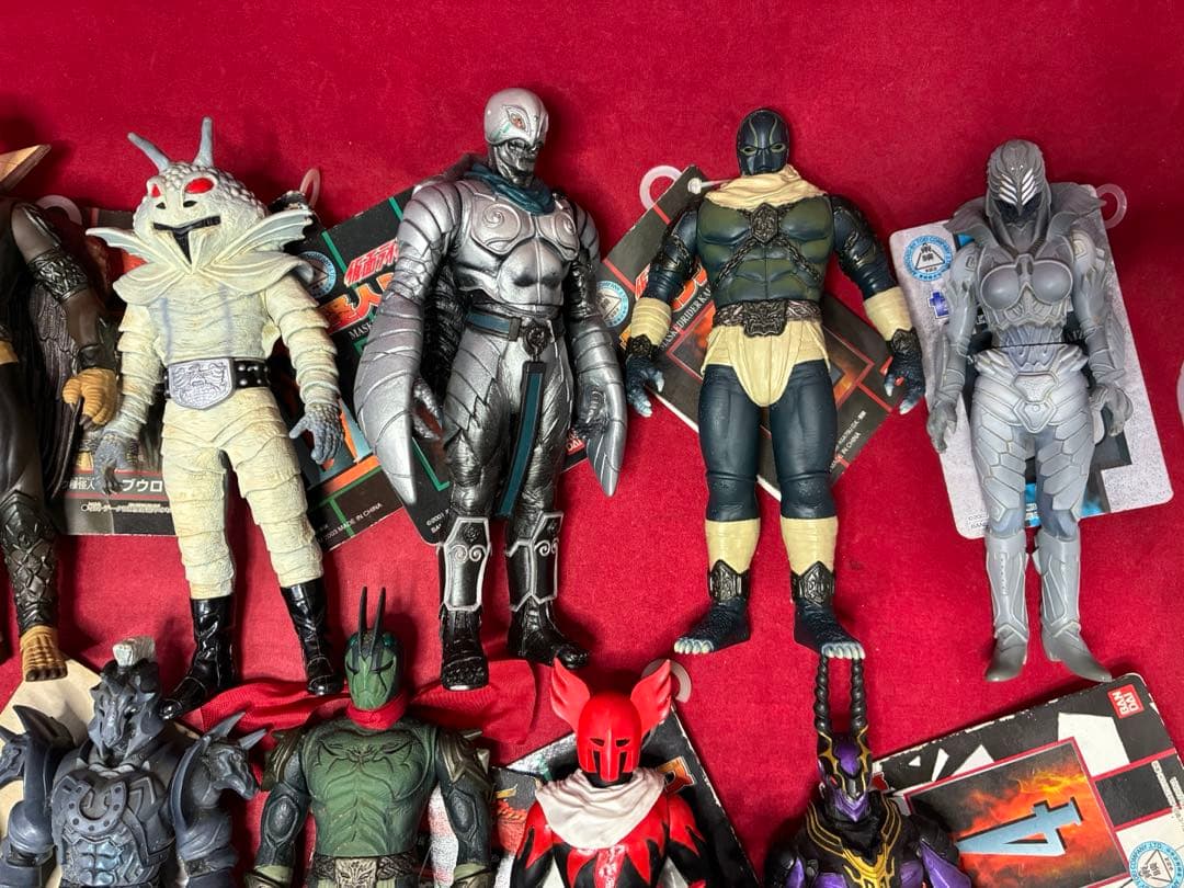 タグ付き 仮面ライダー 怪人シリーズ 21体 まとめ売り ソフビ