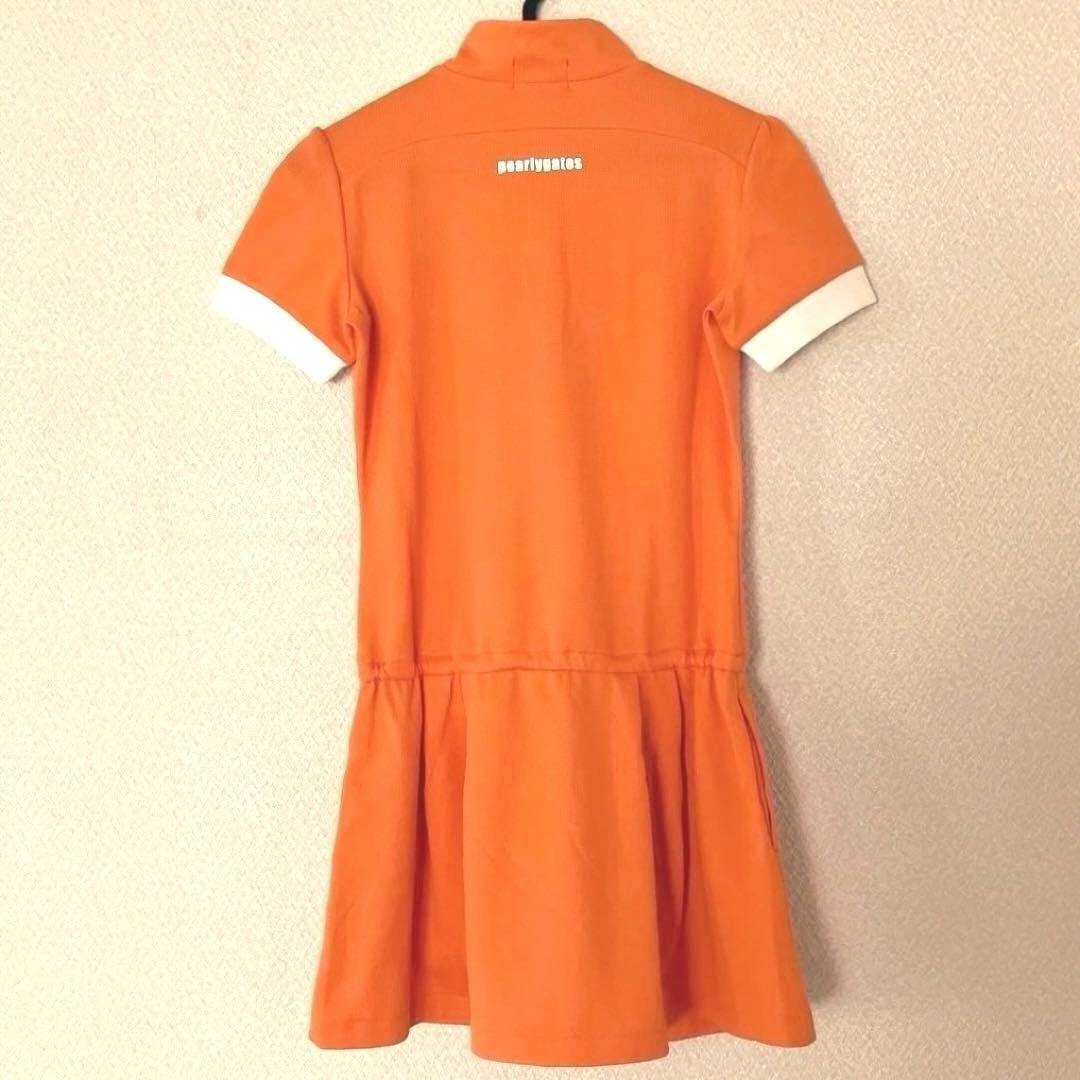 【美品】PEARLY GATES 半袖ワンピース インナーパンツ付 サイズ0