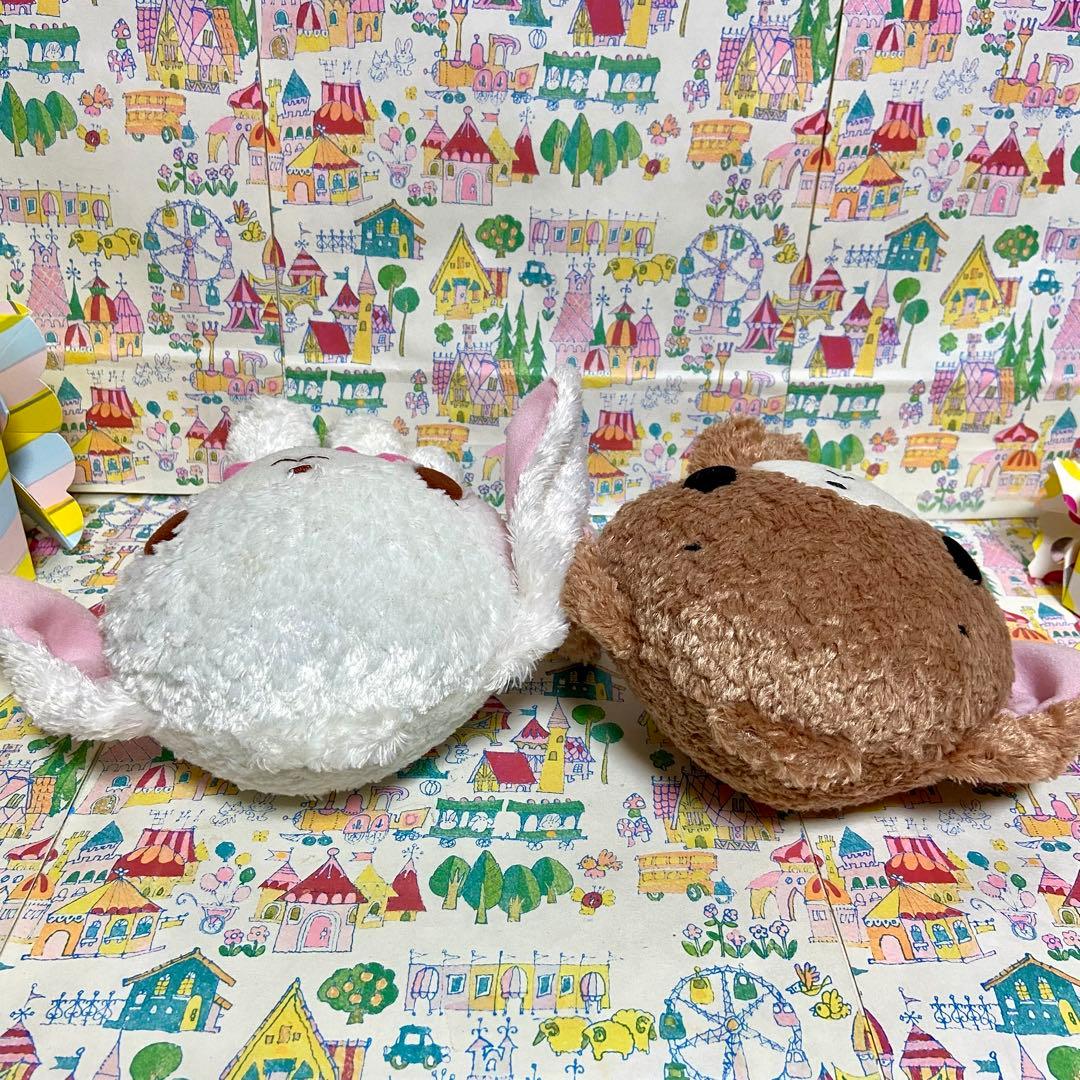 平成レトロ サンリオ シュガーバニーズ 頭手足可動 ぬいぐるみ しろうさくろうさ