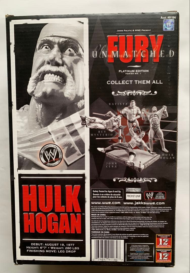 WWE Hulk Hogan アンマッチドフューリー　フィギュア
