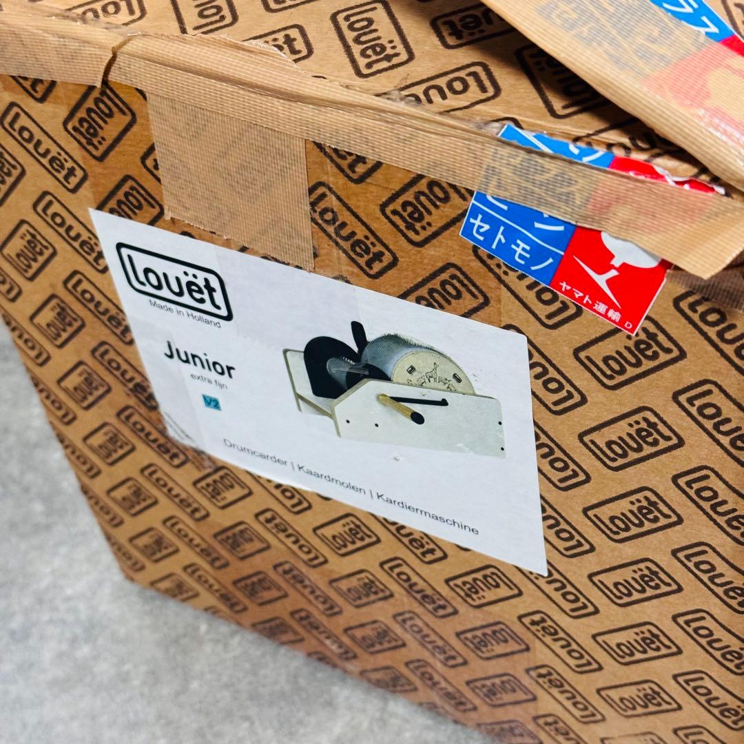 最終値下げ Louet ルエ社 ドラムカーダー 糸紡ぎ 手紡ぎ 羊毛 フェルト