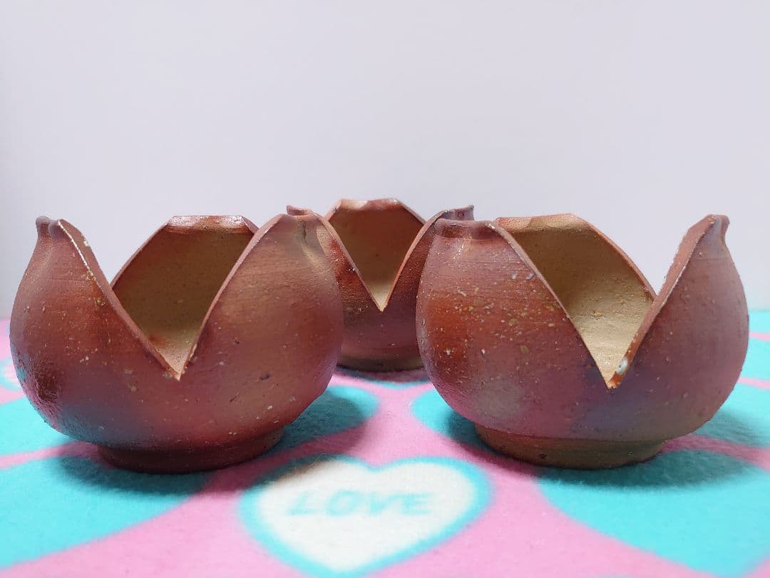 備前焼 人気作家 多久守 備前向付 小鉢 花皿 茶道具 懐石料理 食器