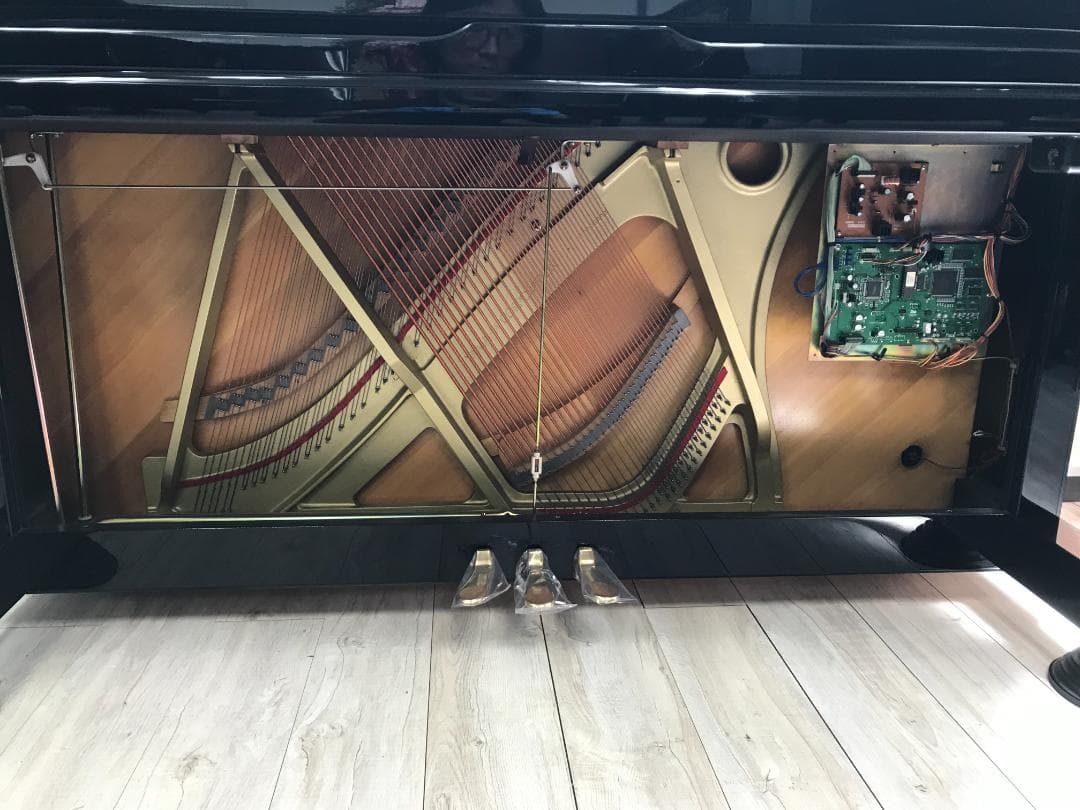 ★65007【アップライトピアノ】YAMAHA　YU30SB