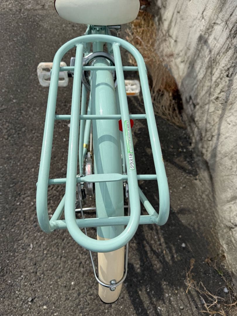 ミントグリーン 24インチサイクル ヘルメット付き