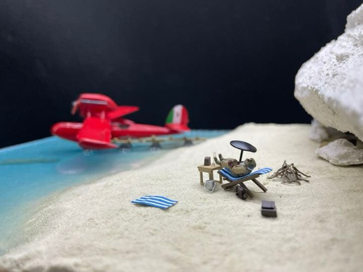 ポルコ の隠れ家　ポルコ のアジトジオラマ