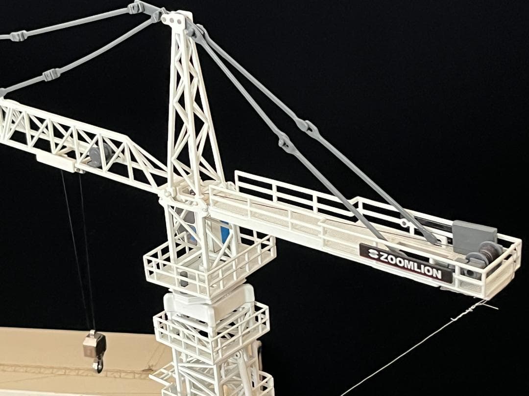 ZOOMLION 1/72 中連重科 Tower Crane タワークレーン箱付