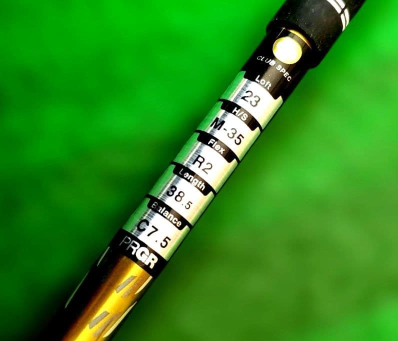 【美品】PRGR SUPER egg 6ut 23°ヘッドカバー付きM35