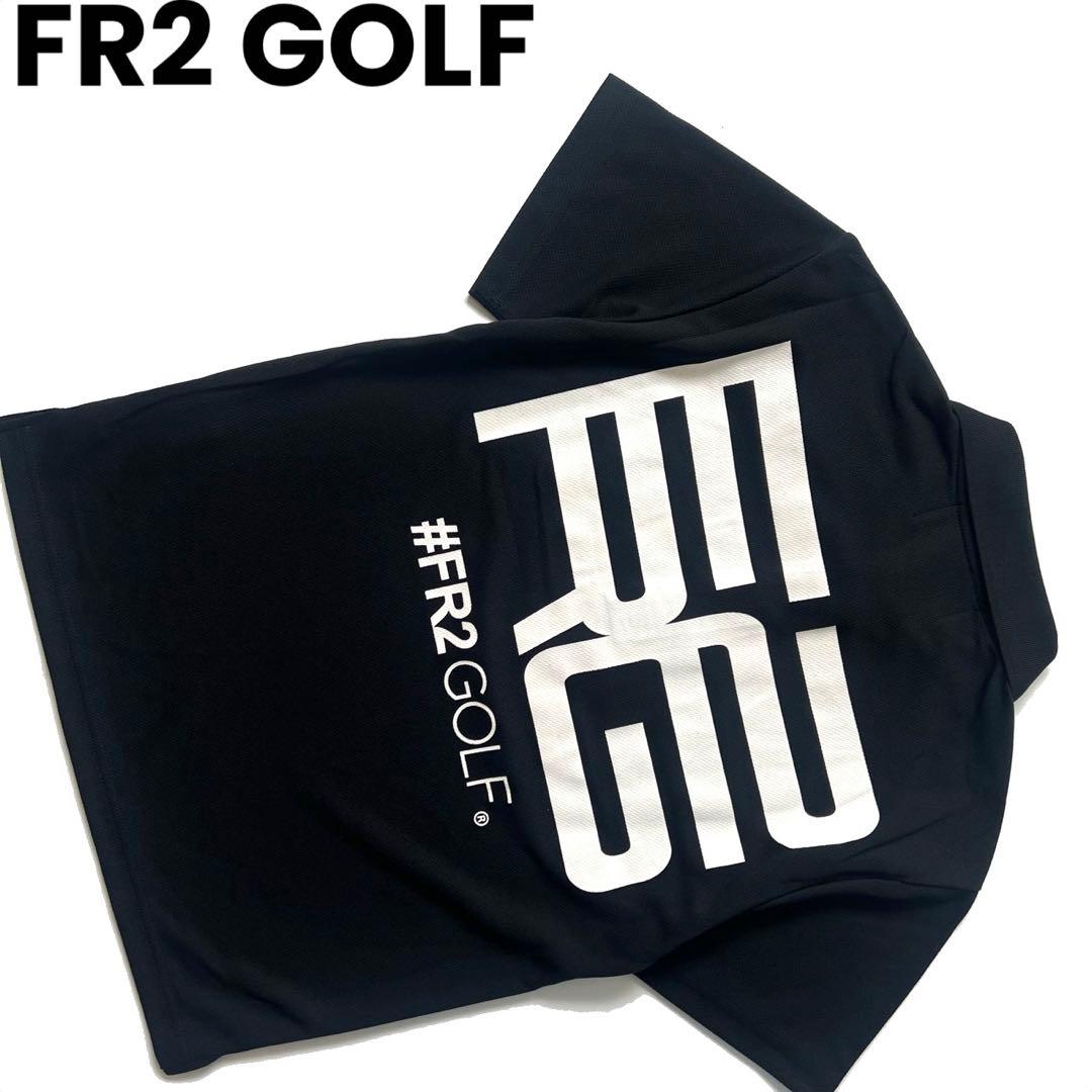 【新品】fr2 GOLF エフアールツーゴルフ　モックネック　半袖シャツ　S 黒