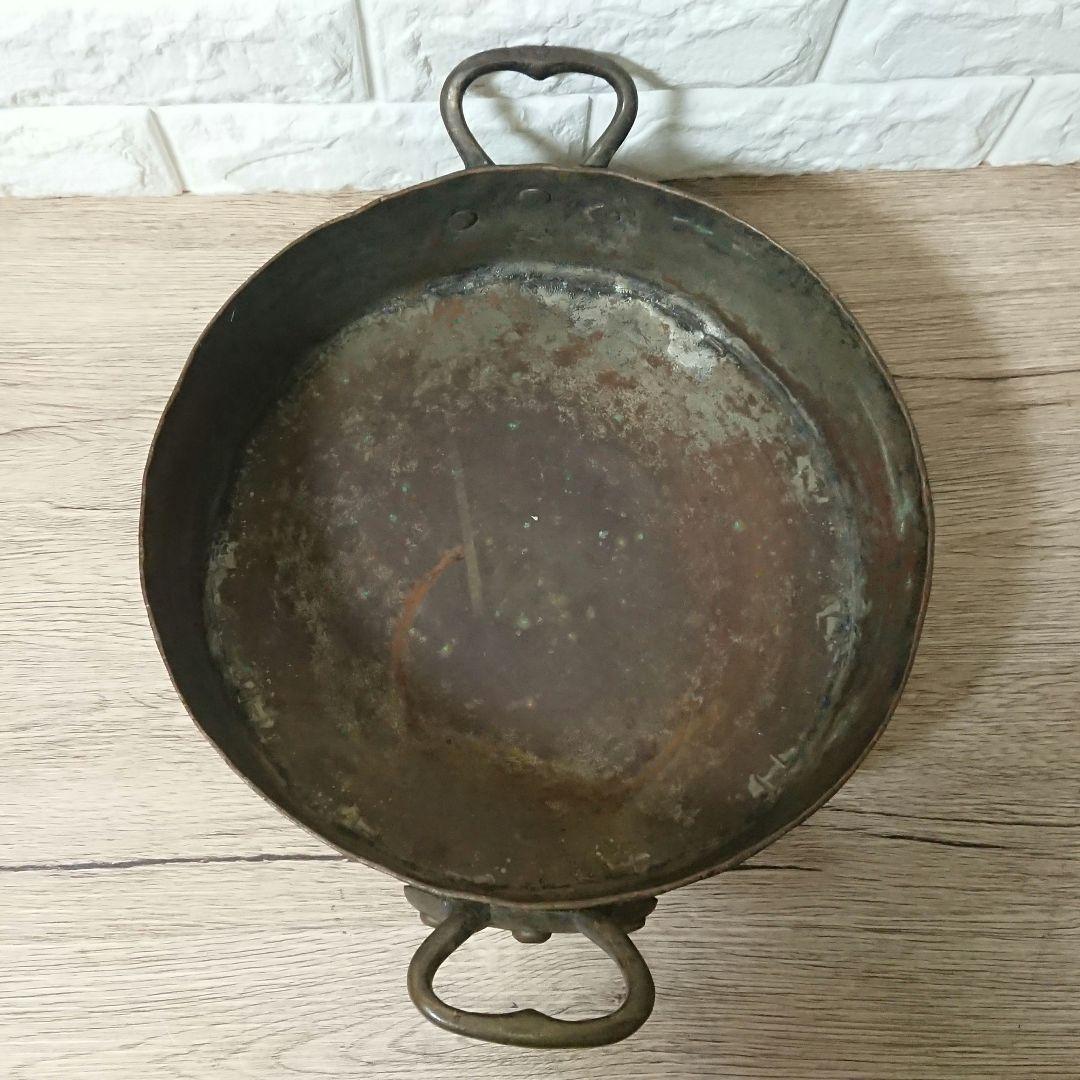 超稀少 帝国 ホテル 銅鍋 業務用 アンティーク 骨董 刻印 入り