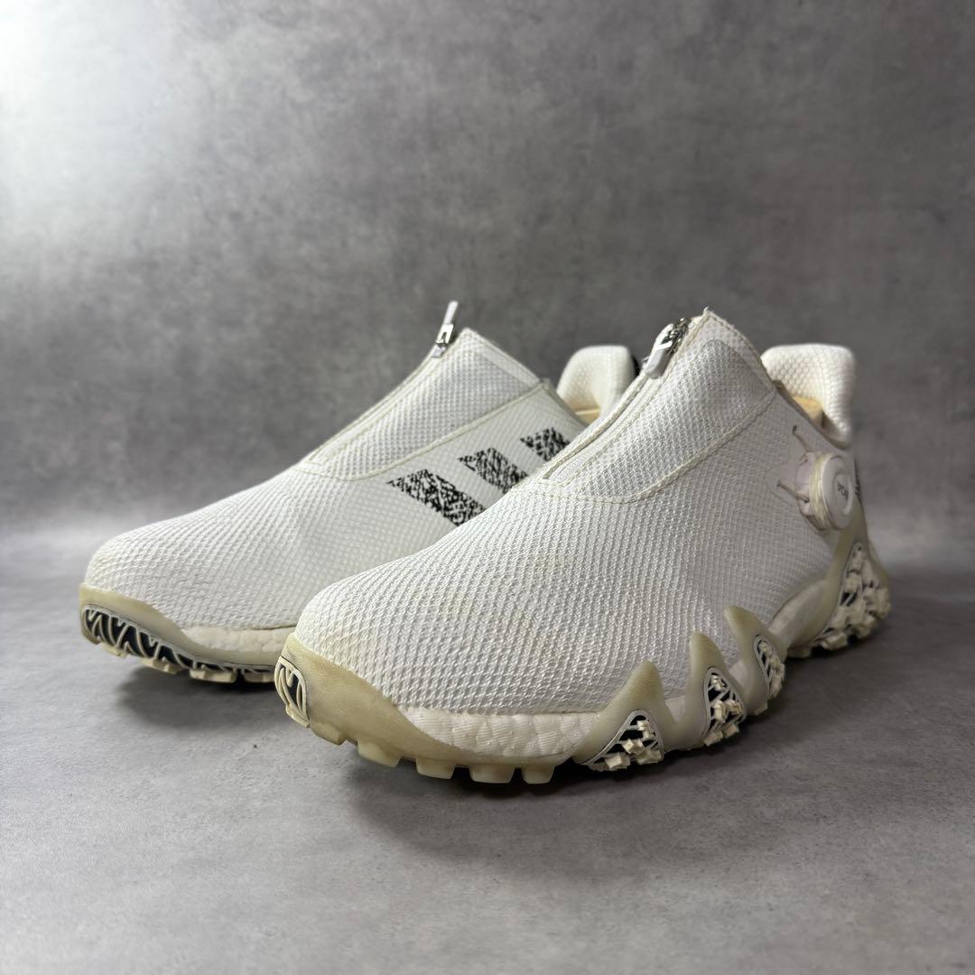 アディダス コードカオス22 BOA ゴルフシューズ ホワイト 27cm メンズ