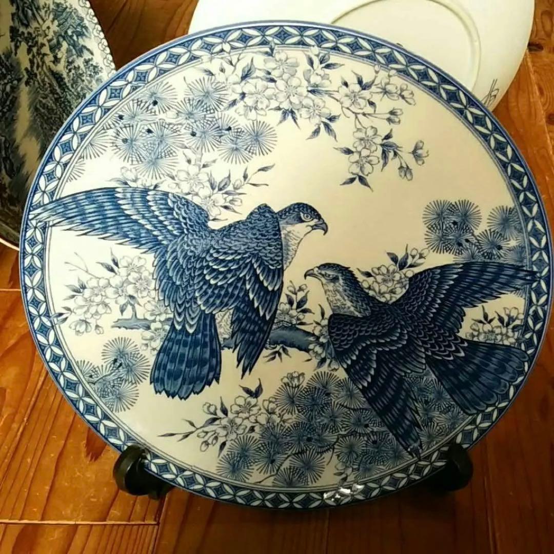 絵皿　青　大皿