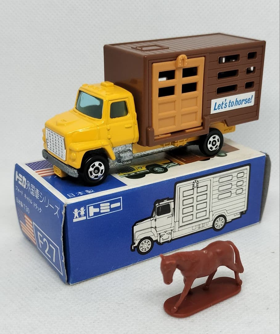 ⚠️入手困難《青箱トミカF27-2-2》フォードキャトルトラック 未使用美品