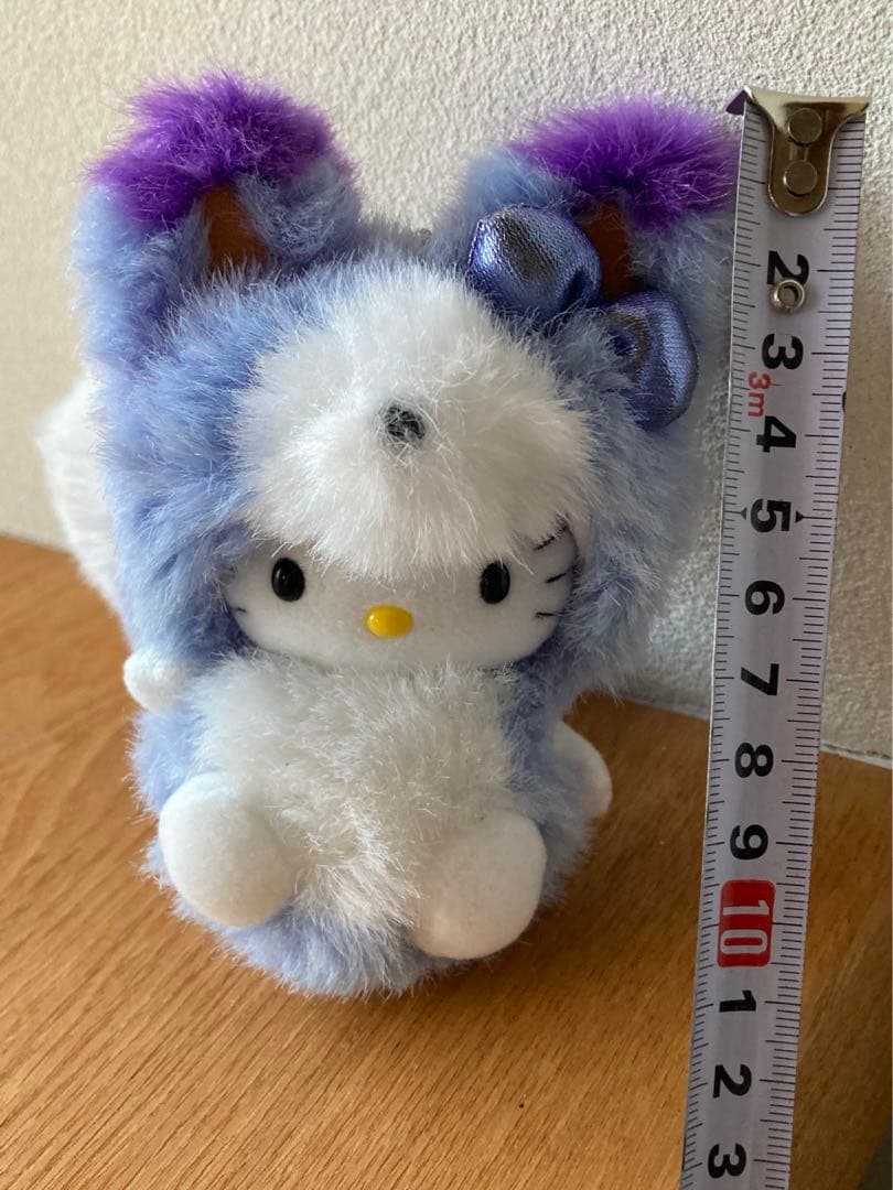 ハローキティ キタキツネ着ぐるみ ぬいぐるみ ラベンダー 北海道限定レア
