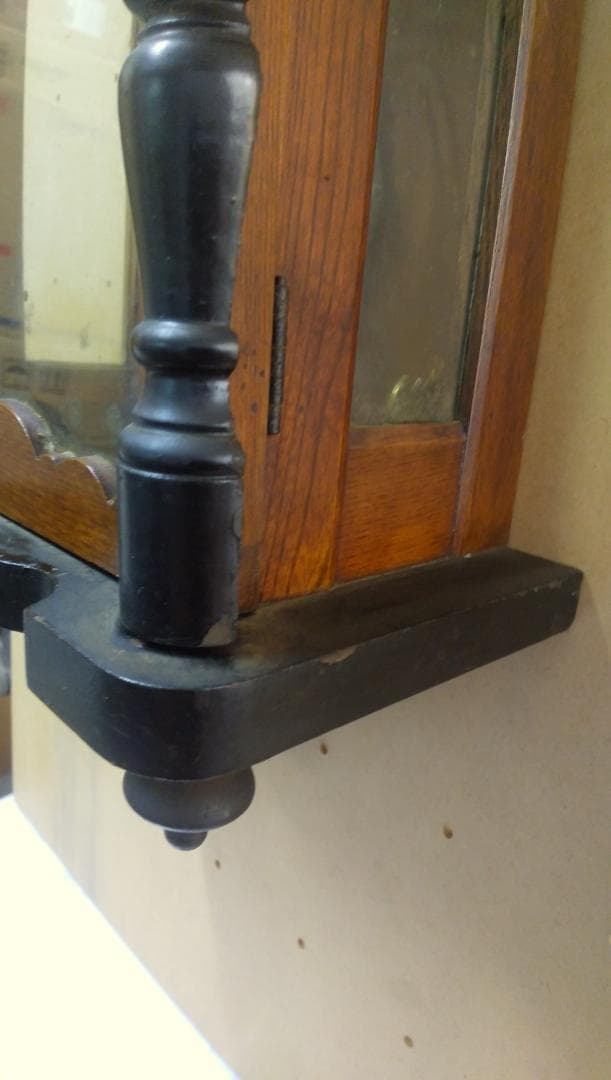 古い柱時計    ⑬