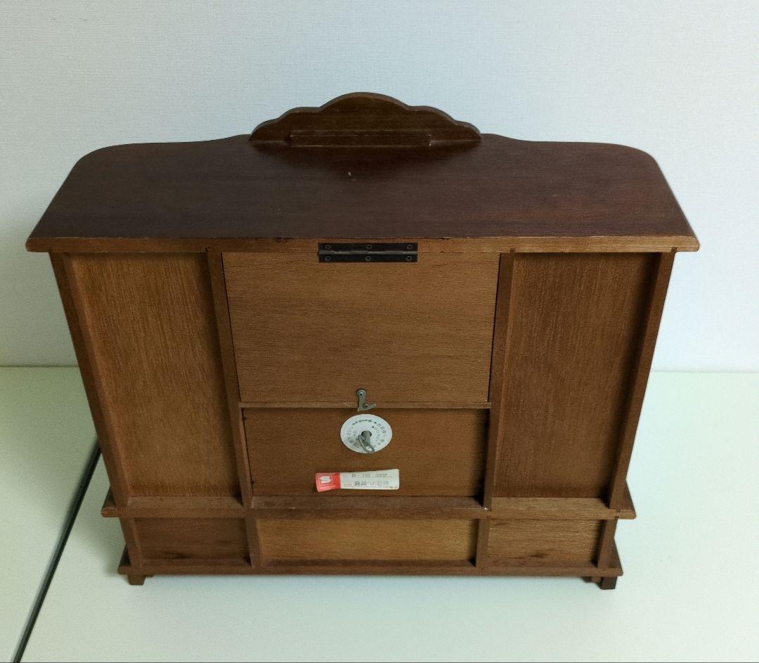 ジュエリーボックス アンティーク　希少！　陶器人形　舞踏会　ネジ式オルゴール