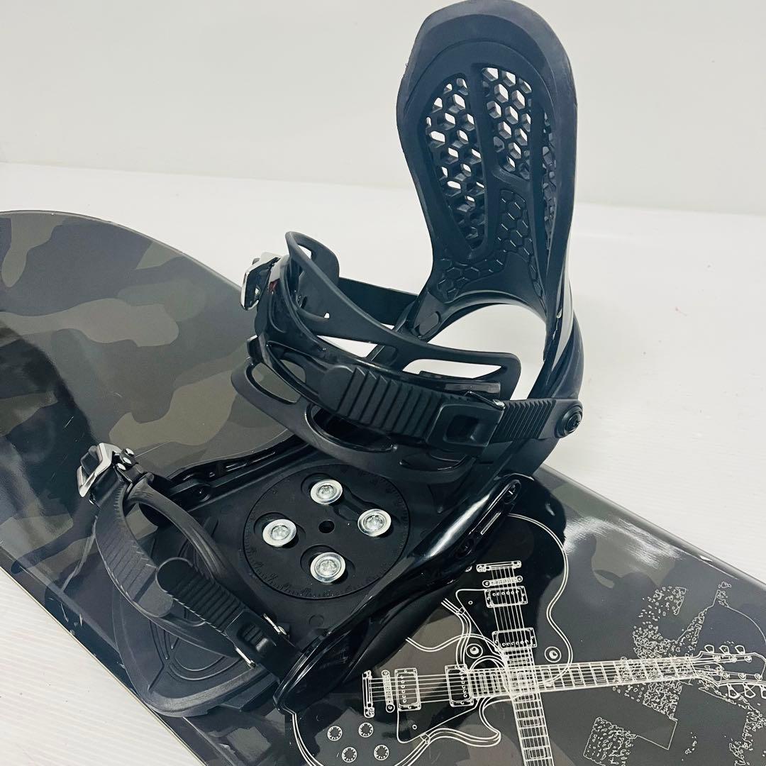 大きめ　スノボセット　ケース付き　スノーボード　ボード　SLQ 迷彩　カモフラ