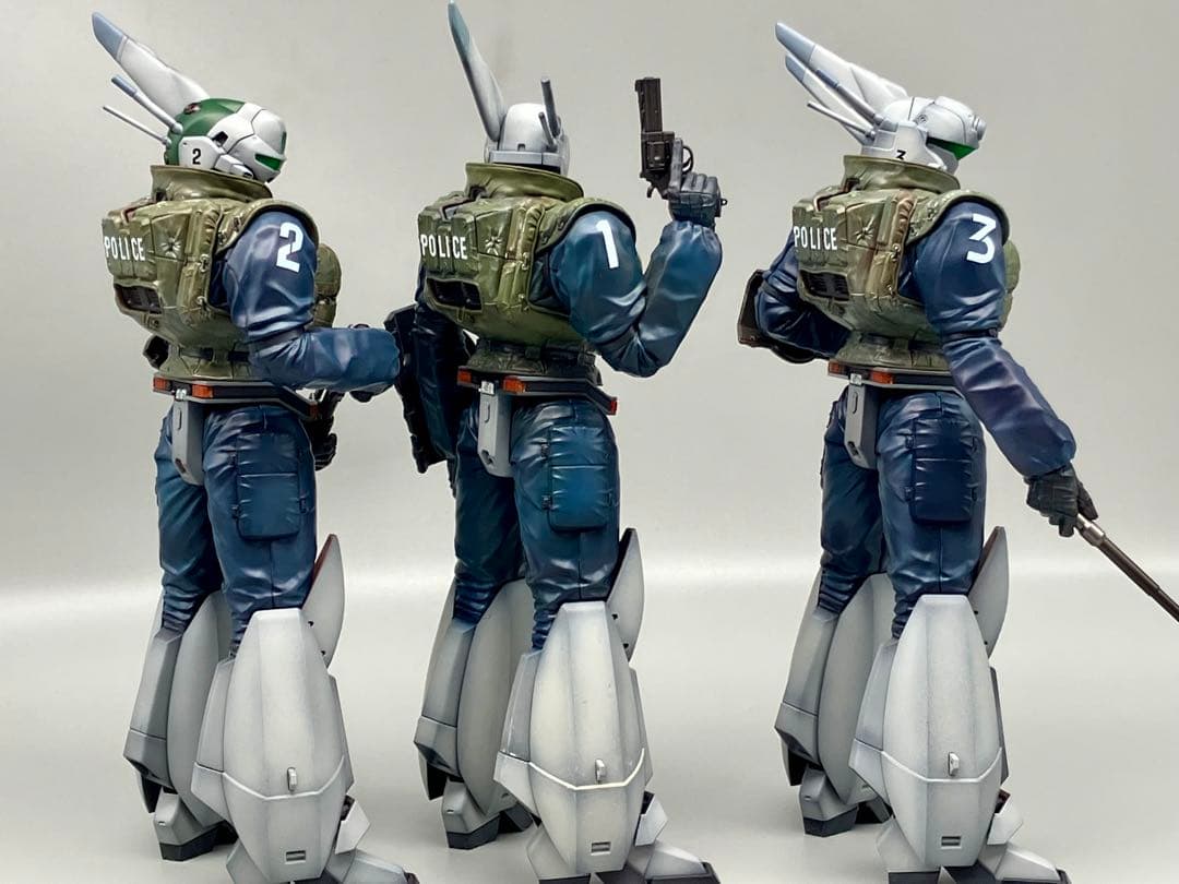 海洋堂ARTPLAパトレイバー　イングラムリアクティブアーマー 3体セット完成品