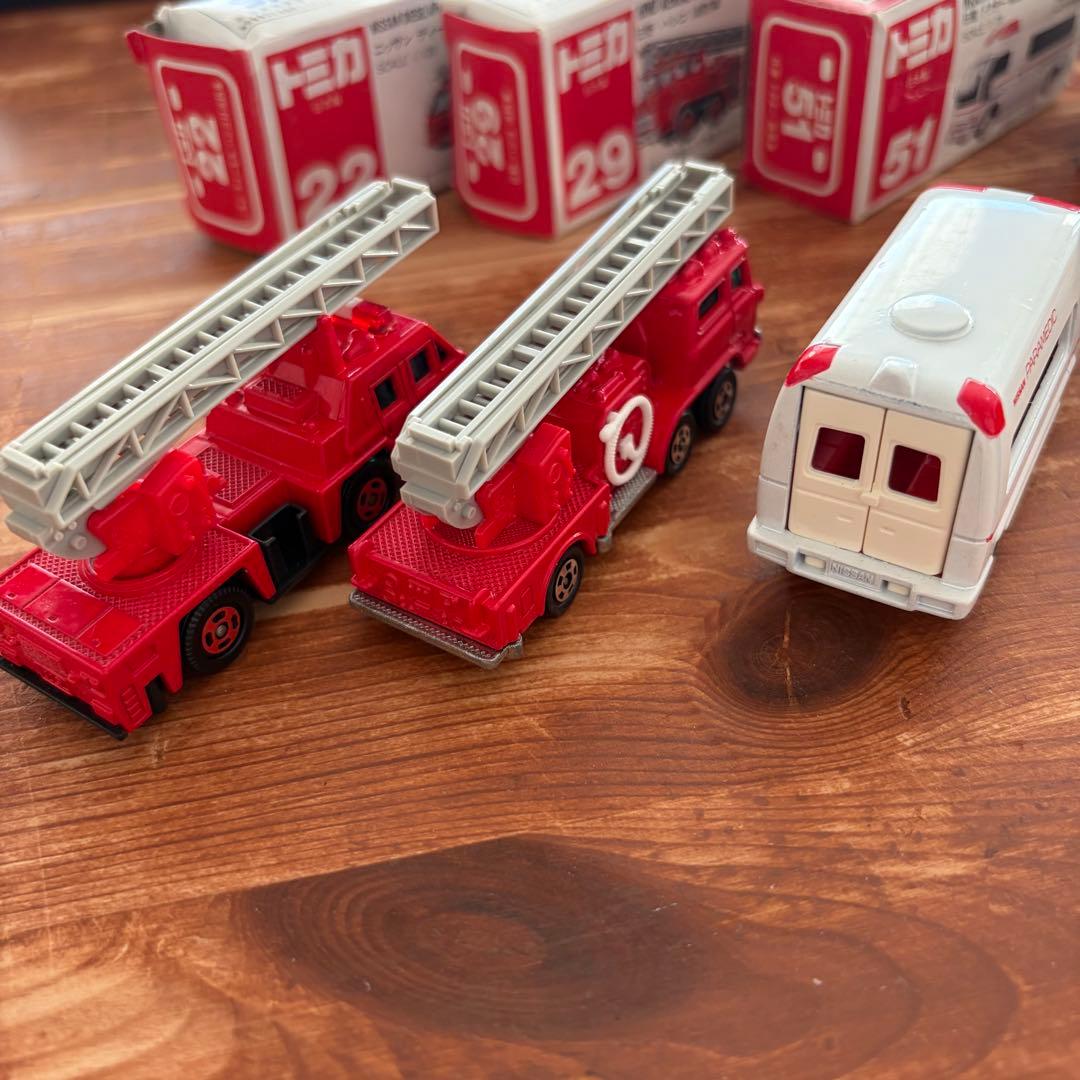 日本製 トミカ 消防車 救急車 まとめ売り 5台セット