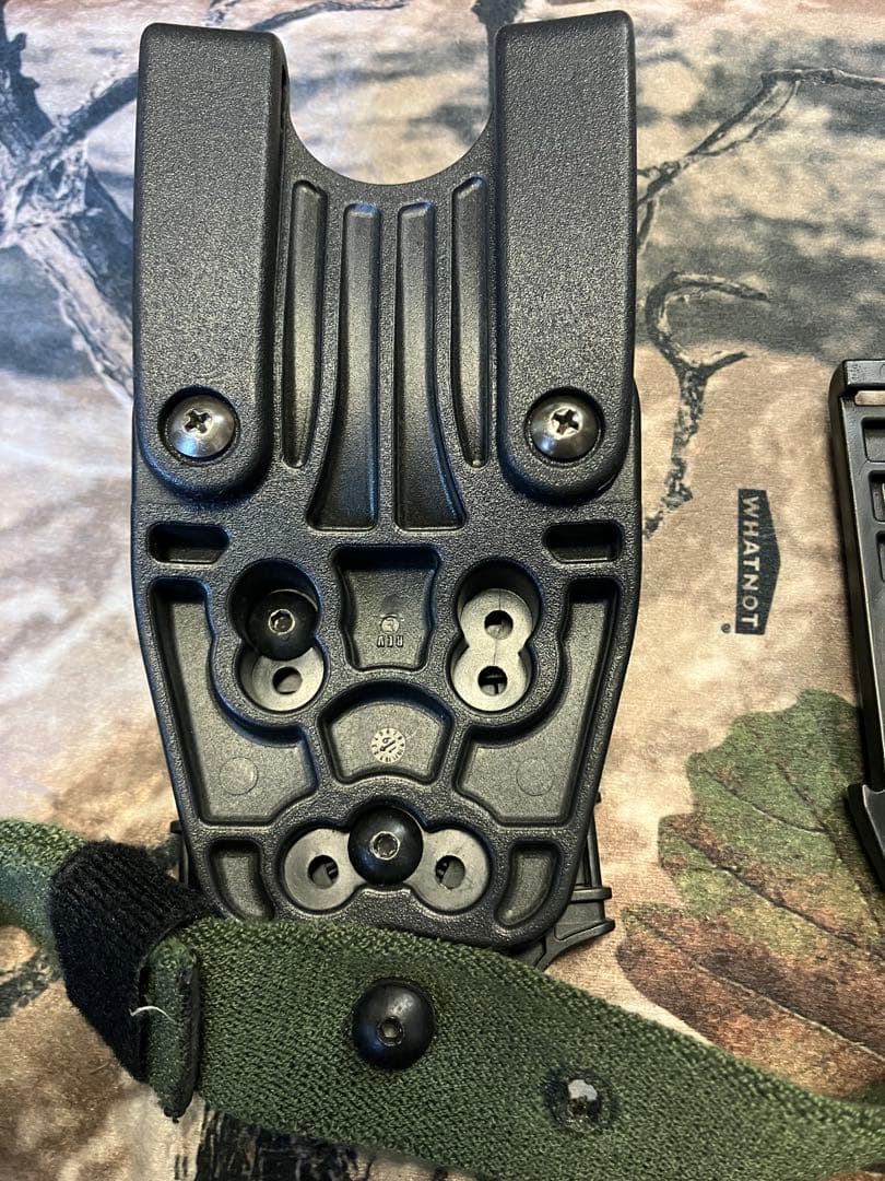 実物　SAFARILAND ホルスターロウライズセット　QLS