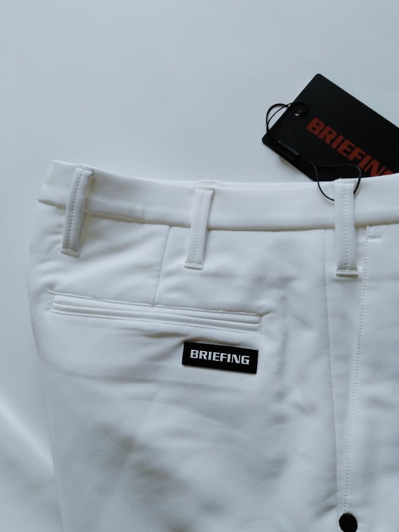 新品 BRIEFING MS BASIC PANTS OL 白 L パンツ