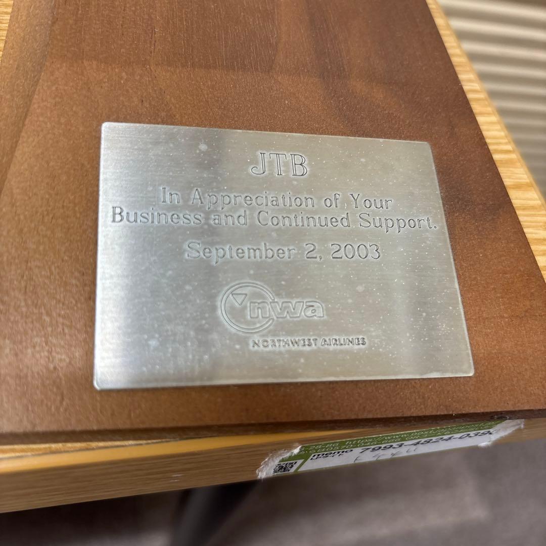 ボーイング747 1/100 模型　ノースウェスト スーパージャンボ　非売品