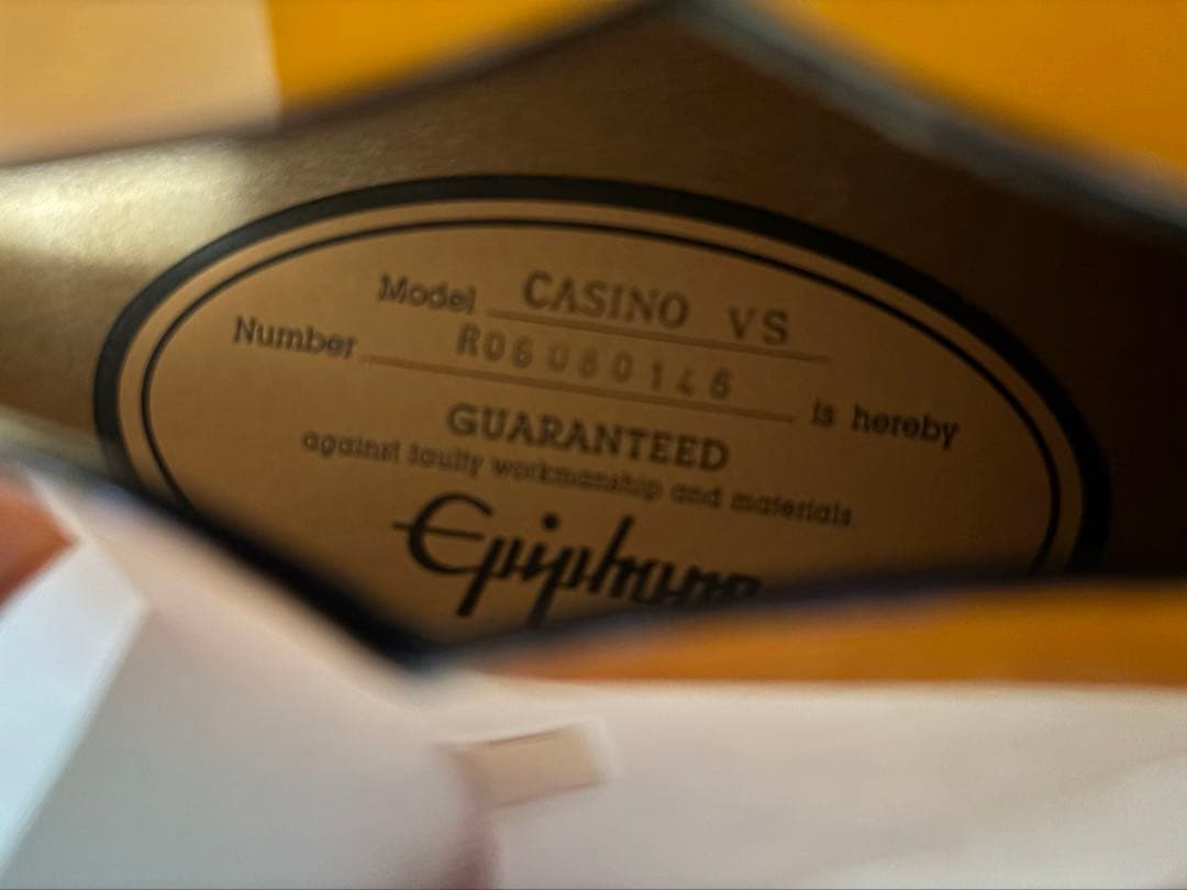 エピフォン カジノ Rシリアル07年韓国製