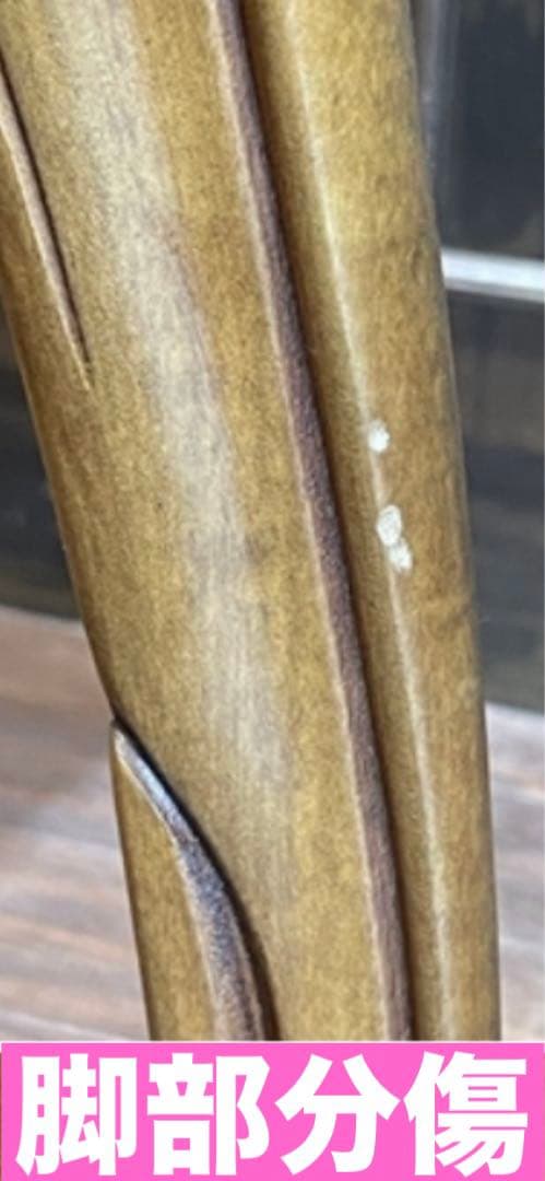 希少♦️最高級 アンティーク♦️猫脚 サイドテーブル♦️彫刻♦️ライトブラウン♦️送料込