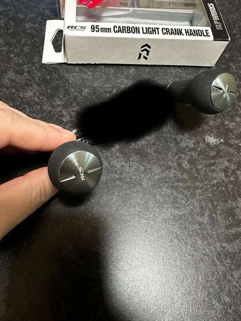 SLPワークス カーボンライトクランクハンドル95mm パワーライトノブMロング