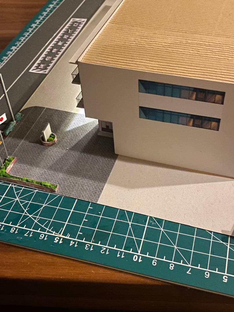 消防署　模型　ジオラマ　ストラクチャー　1/150 鉄道模型