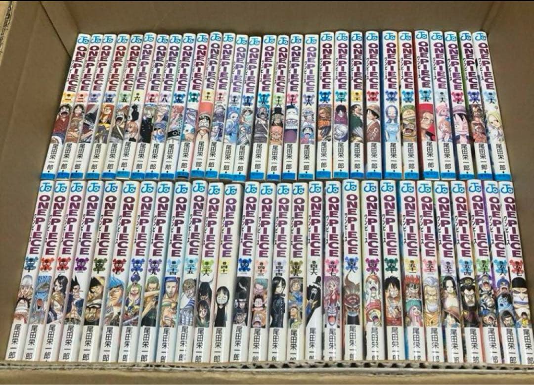 全巻ワンピース1-109巻 まとめ売り ブックカバー付き 最安値