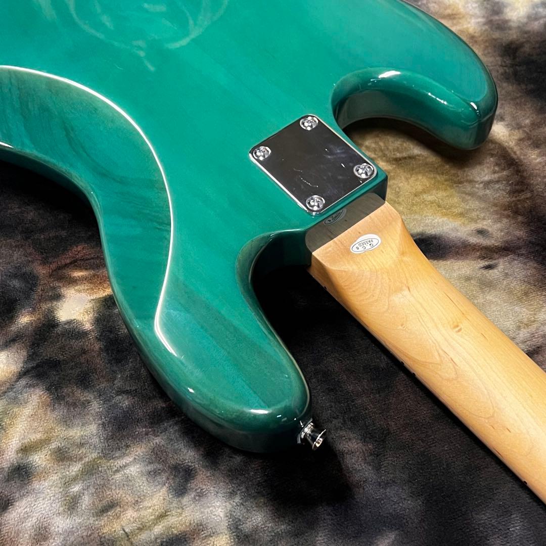 フォトジェニック ジャズベース シースルーグリーン 管AE