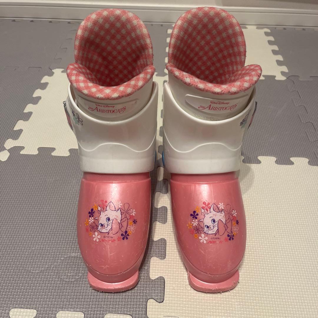 KAZAMA スキー板 106㎝　ストック ブーツ　4点セット　マリーちゃん