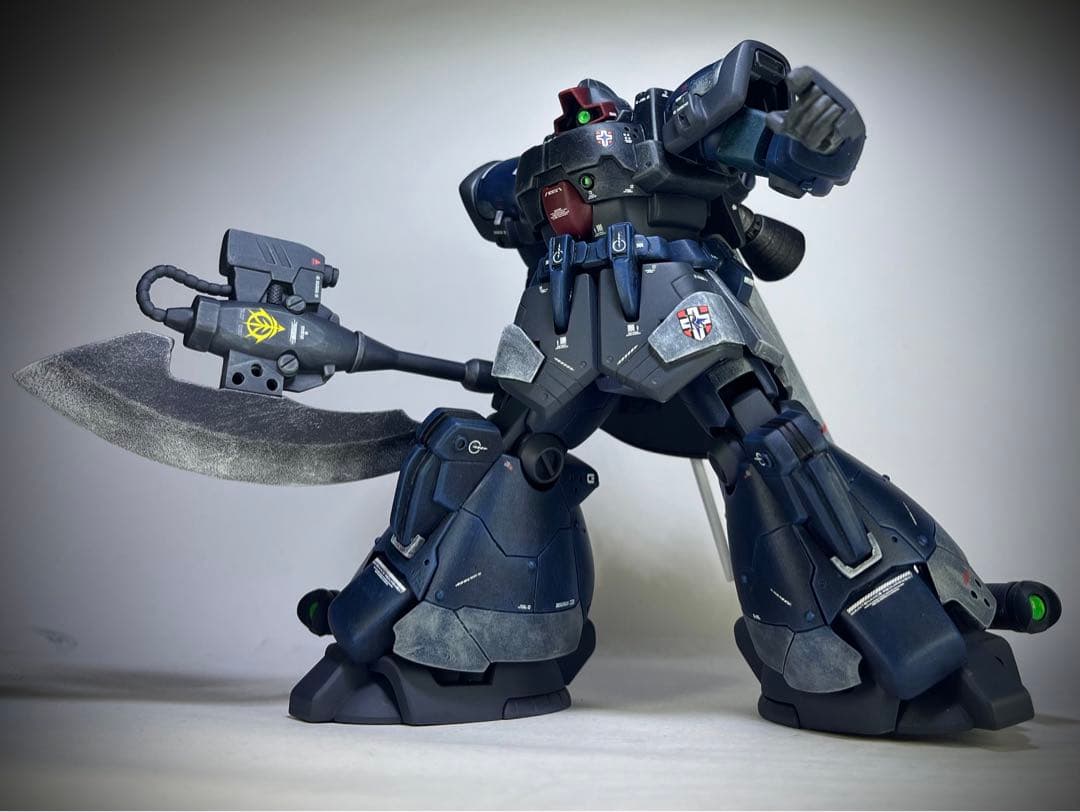 ガンプラhguc改修完成品 MS-09fドムトローペン（ランバ・ラル専用機）