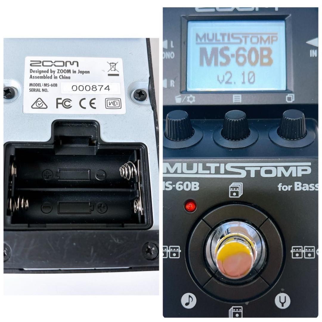限定品 ZOOM ズーム MS-60B ブラック ベース用 マルチエフェクター
