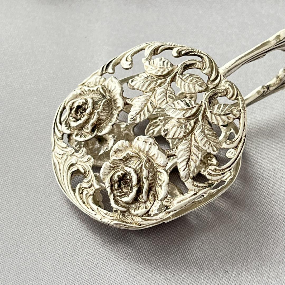 【Christoph Bach】 薔薇の透かしのペストリートング【純銀】