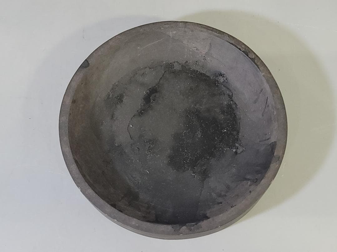 中国 古い 丸硯 文房具 DT651