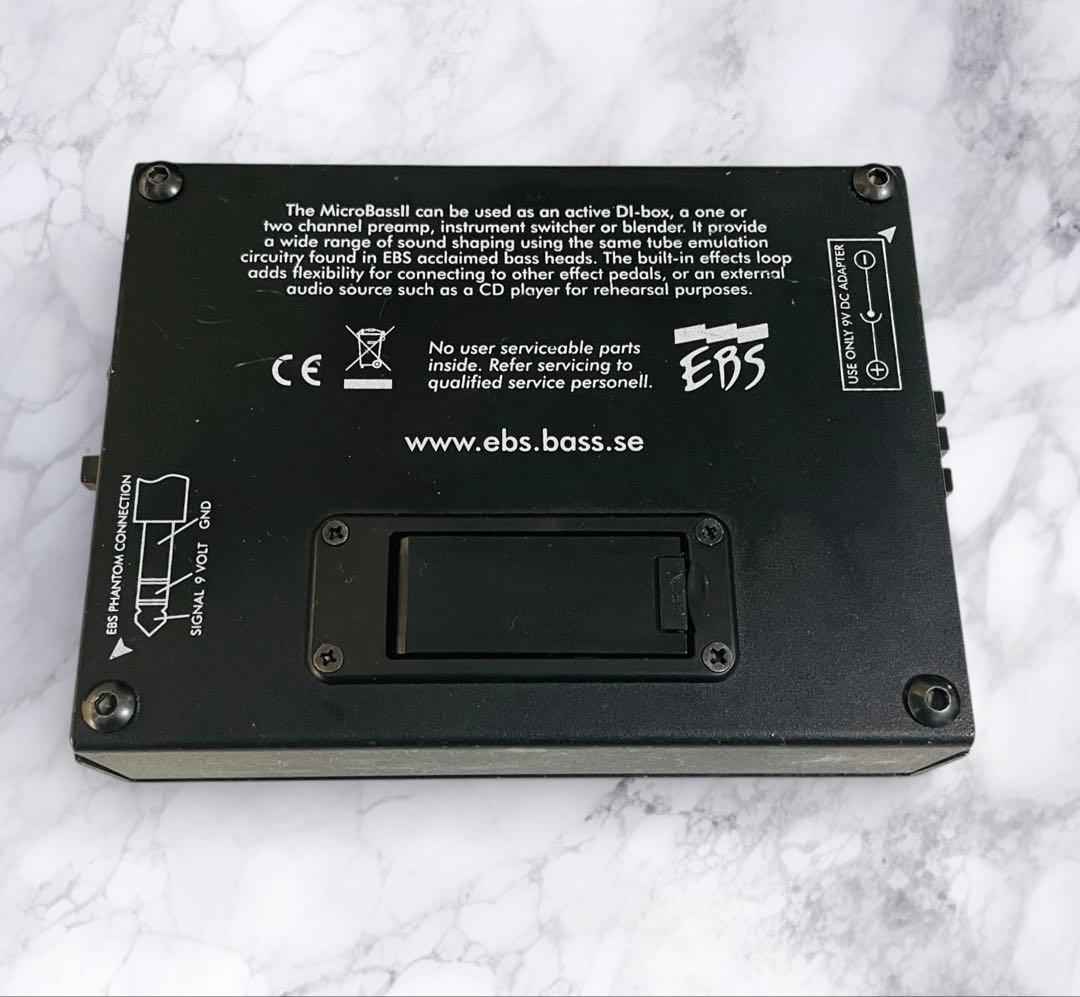 EBS MICROBASSII ベース用プリアンプ
