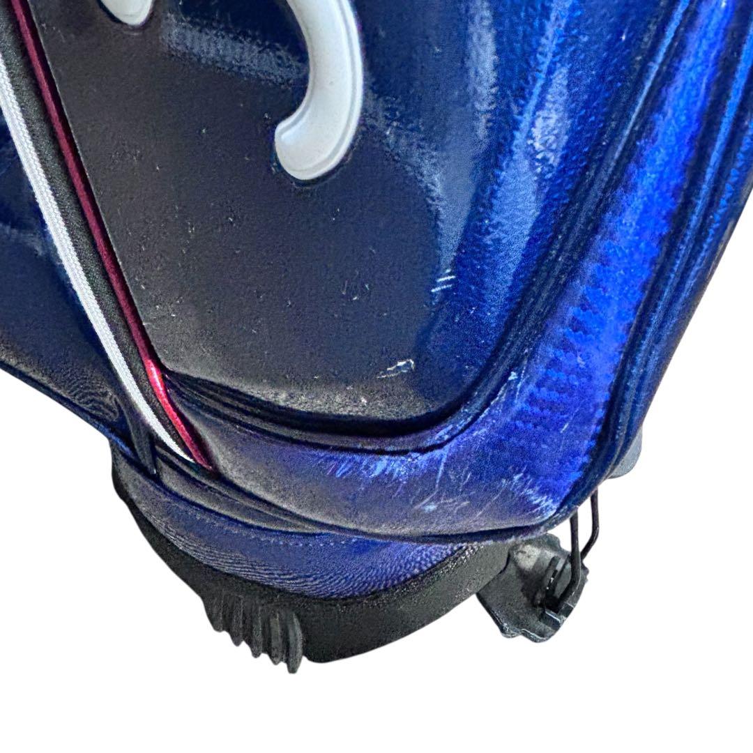 タイトリスト スタンド キャディバッグ 9型 エナメル ブルー