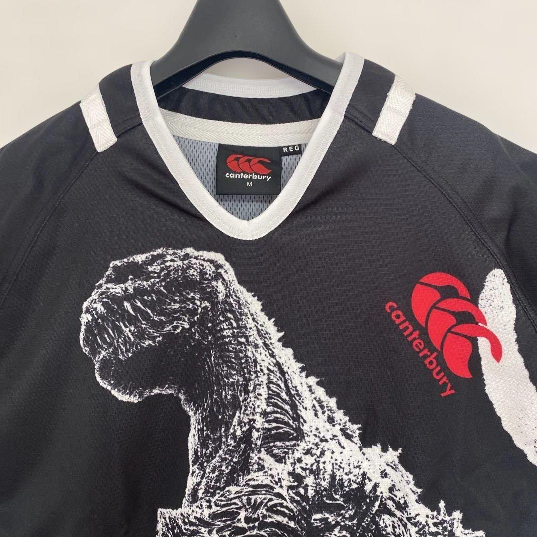 激レア品　サンウルブズ　Canterbury ゴジララグビーウェア M