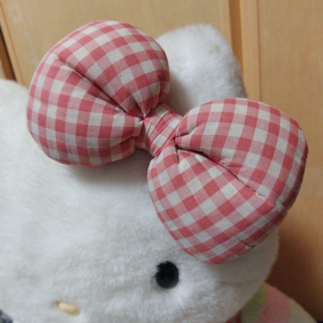 希少 ハローキティ 特大 ジャンボ BIG ぬいぐるみ 自立 レトロ レア