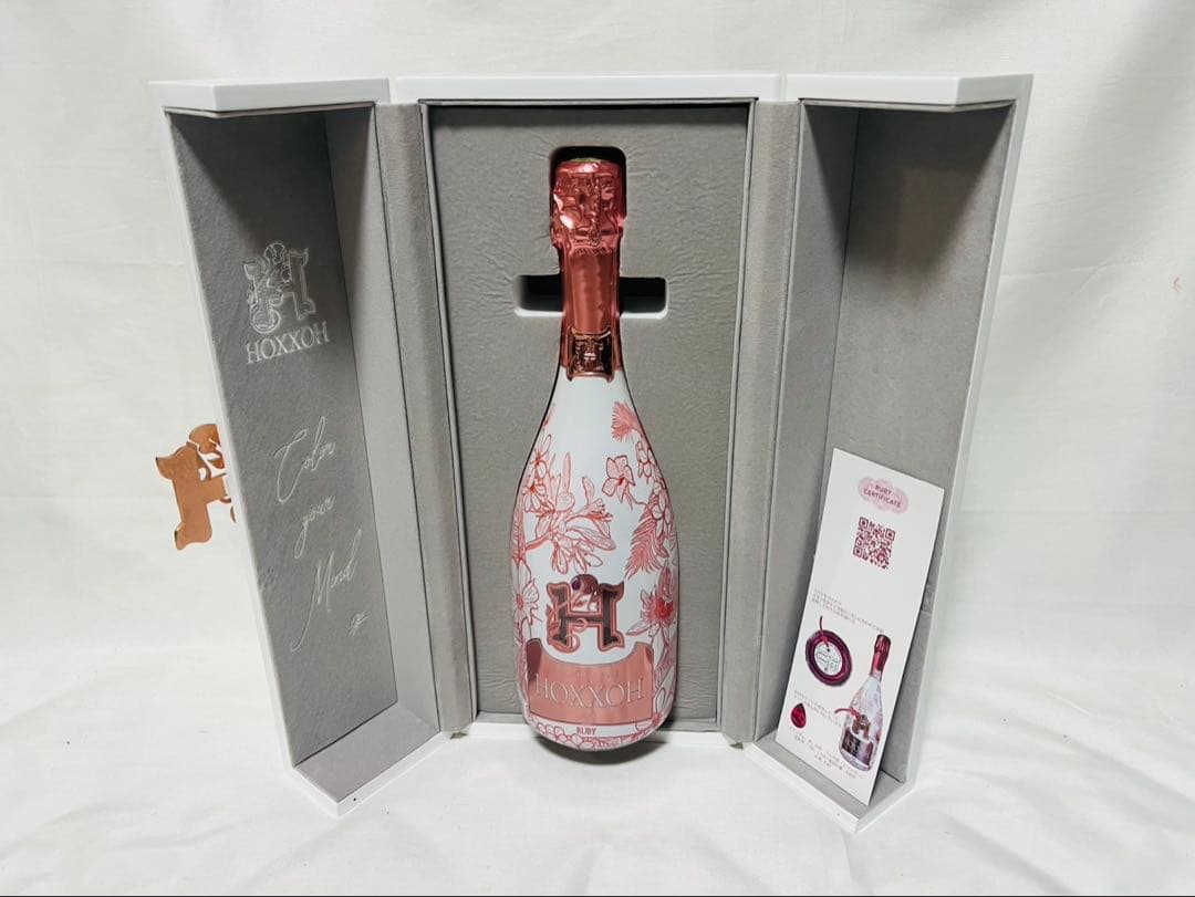 HOXXOH オックス ルビー　ロゼ　ルミナス　シャンパンボトル　箱付　未開封