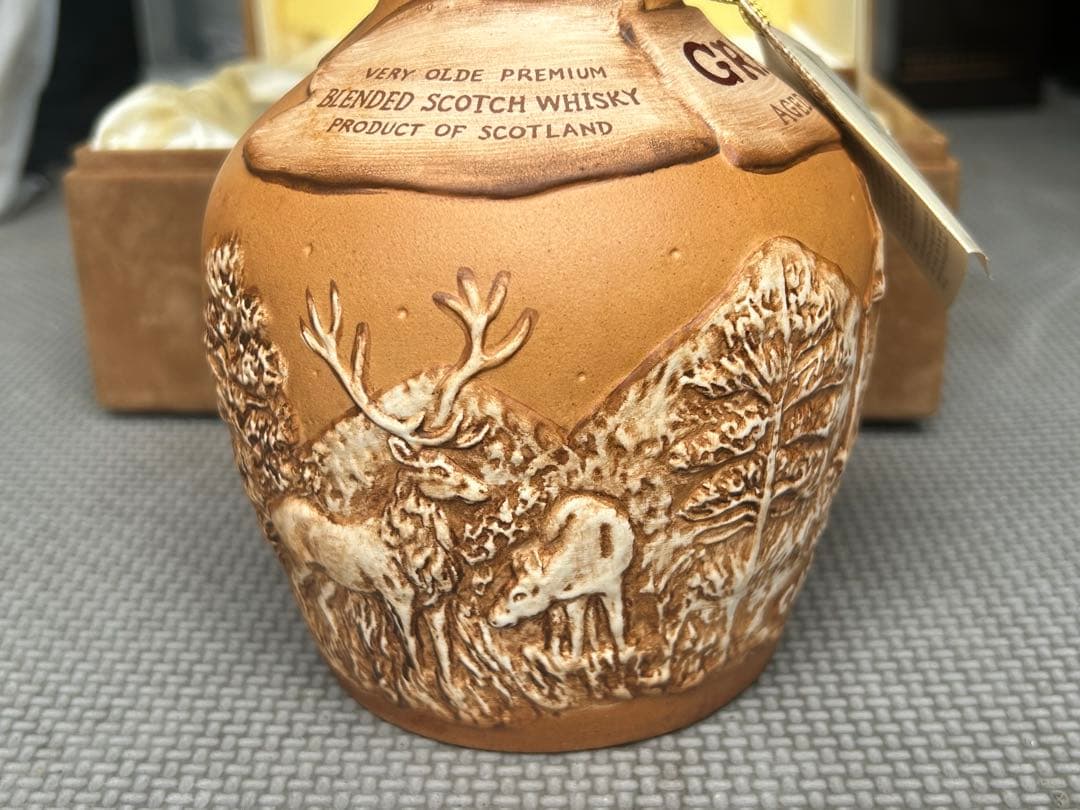 未開栓・グランツ21年 陶器ボトル スコッチウイスキー
